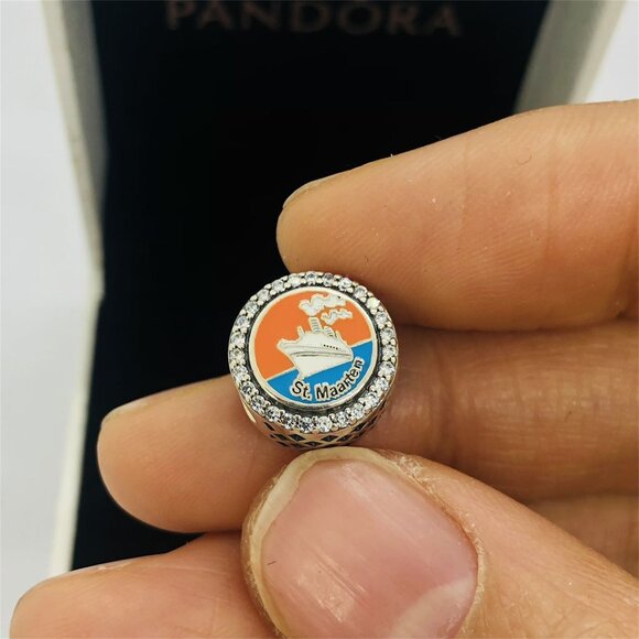 ✨🔥Pandora St. Maarten the Friendly Island Exclusive Charm - Picture 1 of 6